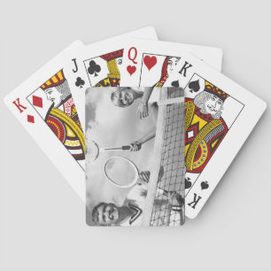 Man- en speeltennis pokerkaarten