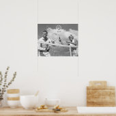 Man- en speeltennis poster (Keuken)