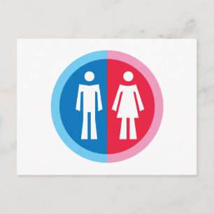 Man en Vrouw Briefkaart
