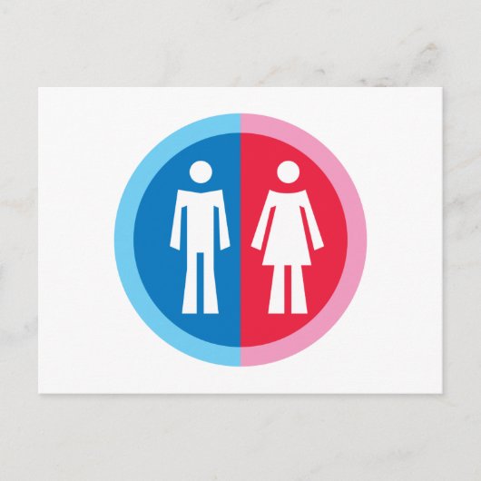 Man en Vrouw Briefkaart (Voorkant)