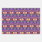 Man en Vrouw Country Kerstconcert Inpakpapier Vel (Voorkant 2)