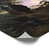 Man en vrouw die de maan overwegen (Friedrich) Poster (Hoek)