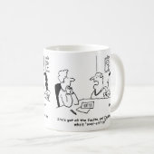 Man en vrouw in huwelijksbegeleiding Kantoor. Koffiemok (Voorkant rechts)