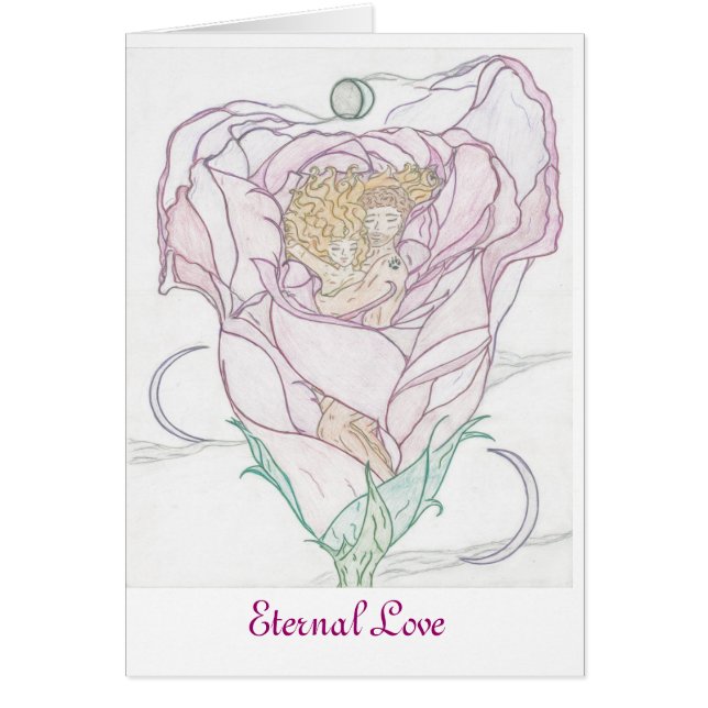 Man en vrouw in Roos (Voorkant)