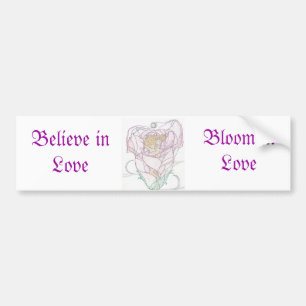 Man en vrouw in Roos Bumpersticker