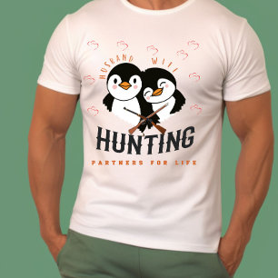 Man en vrouw, jachtpartners voor het leven t-shirt