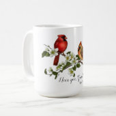 Man en Vrouw Kardinaal Ik hou van je oma Koffiemok (Voorkant links)