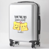 Man en Vrouw Mijn Betere Halve Grappige Valentijn Sticker (Koffer)