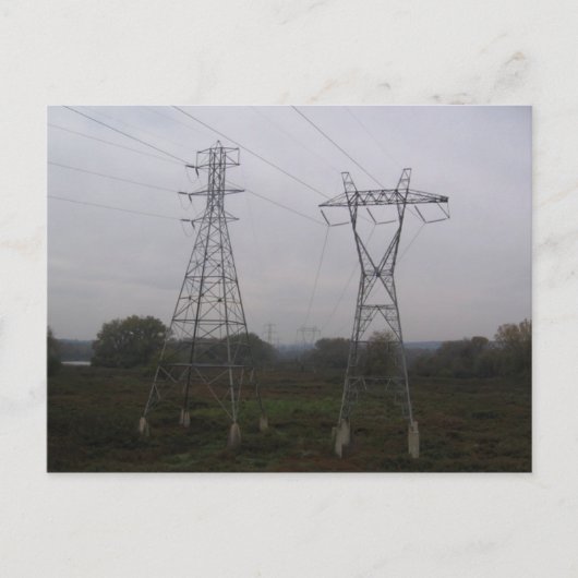 man en vrouw op mohawk briefkaart (Voorkant)