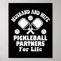 Man en vrouw Pickleball partners voor het leven Sc