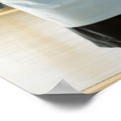 Man en vrouw tillen handgewichten voor een poster (Hoek)