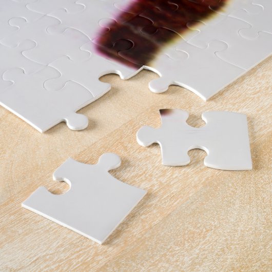 man en vrouw van circa 1951 televisietoestel legpuzzel (Zijkant)