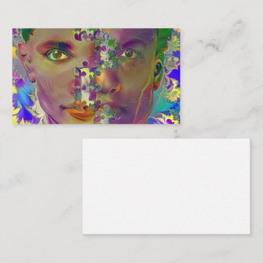 Man en vrouw visitekaartje (Voorkant / Achterkant)