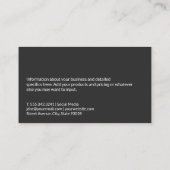 Man en vrouw werken uit | QR-code Visitekaartje (Achterkant)