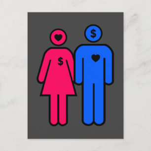 Man en Vrouwen Briefkaart