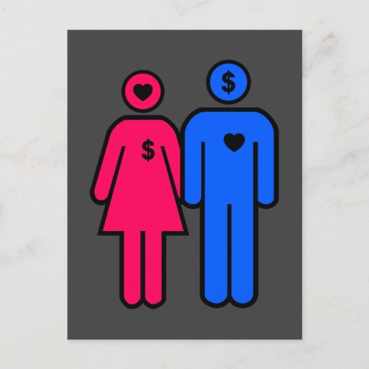 Man en Vrouwen Briefkaart (Voorkant)