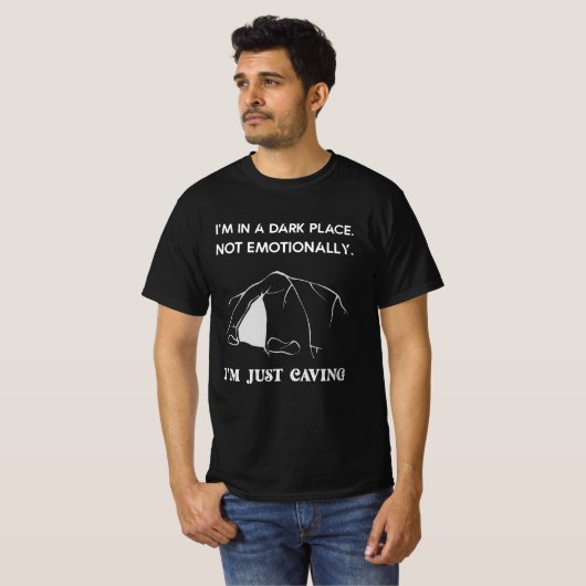 Man en vrouwen Cavers Spelunkers cadeauidee T-shirt (Voorkant volledig)