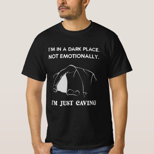 Man en vrouwen Cavers Spelunkers cadeauidee T-shirt (Voorkant)