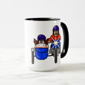 Man- en vrouwencyclus met Mok zijkant (Voorkant rechts)