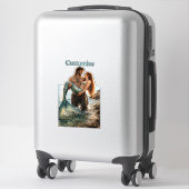 Man en zeemeermin Thunder_Cove Sticker (Koffer)