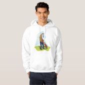 Man en zijn hond hoodie (Voorkant volledig)