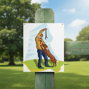 Man en zijn hond poster