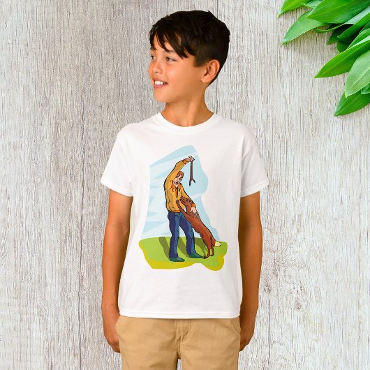 Man en zijn hond T-shirt