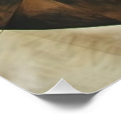 Man Enveloped in Abstraction Perfect Poster (Hoek)