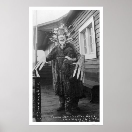 Man Eskimo 1912 Poster (Voorkant)