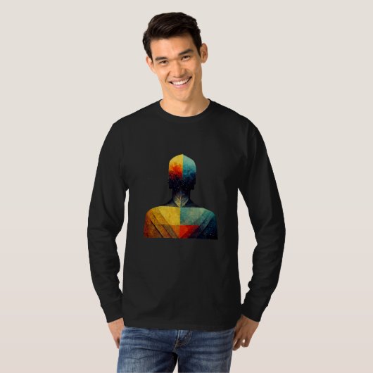 Man Experience Self Realization T-shirt (Voorkant volledig)