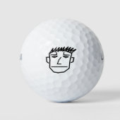 Man Face Golfballen (Voorkant)