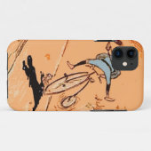 Man fiets Herfst kat Sinaasappel Case-Mate iPhone Case (Achterkant (horizontaal))