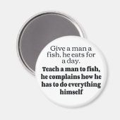 Man fish klaagt bf magneet (Voorkant / Achterkant)