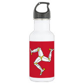Man Flag Liberty Bottle Waterfles (Voorkant)