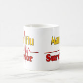 Man Flu Survivor Theme Koffiemok (Center)