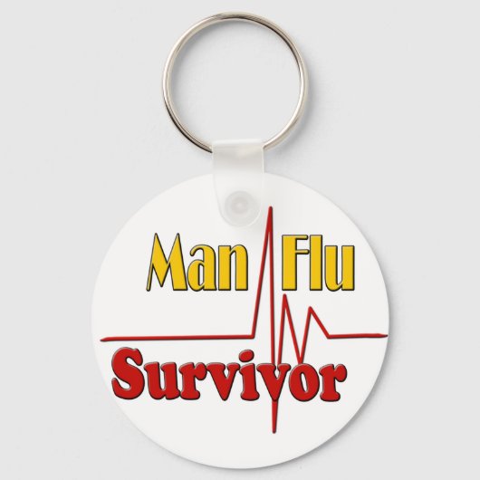 Man Flu Survivor Theme Sleutelhanger (Voorkant)