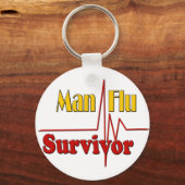 Man Flu Survivor Theme Sleutelhanger (Voorkant)