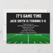 Man Football Aangepaste uitnodiging voor geboorte (Voorkant)