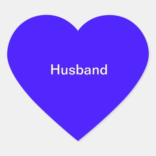 "Man" Fotolabel Hart Sticker (Voorkant)