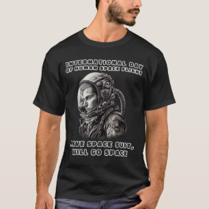 Man gaat naar ruimte-T-shirt T-shirt