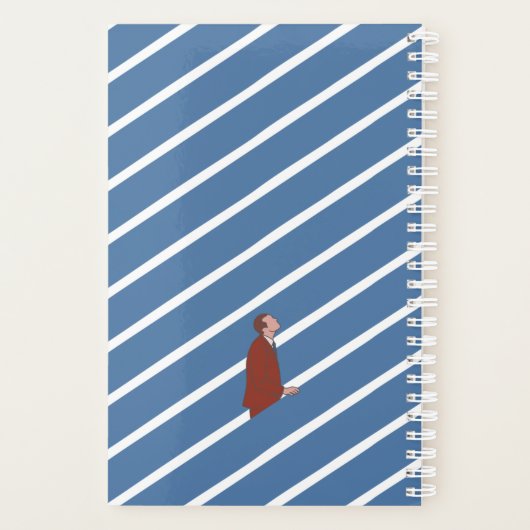 Man gaat omhoog Gefeliciteerd Cadeau Planner (Achterkant)