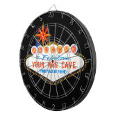 Man geeft uw merkwaardige gebarentaal een aangepas dartbord (Voorkant Rechts)