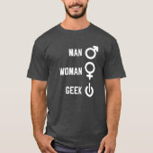 Man Geek Gift T-shirt (Voorkant)