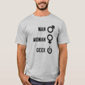 Man Geek Gift T-shirt (Voorkant)