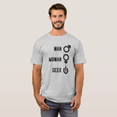 Man Geek Gift T-shirt (Voorkant volledig)