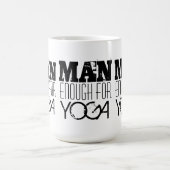 MAN GENOEG VOOR YOGA-Tekst Mok (Center)