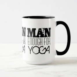 MAN GENOEG VOOR YOGA-Tekst Mok