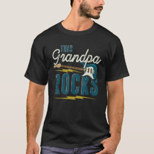 Man Gepensioneerde Basgitaar Bassist Opa Muzikant T-shirt