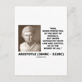 Man geperfectioneerd Best of Animals Law Justice W Briefkaart