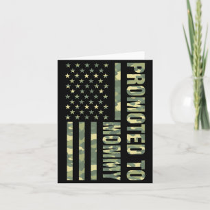 Man gepromoveerd tot mama Amerikaanse vlag Camo ca Kaart